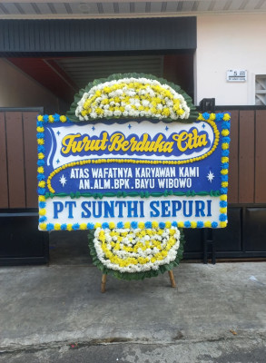 Papan Bunga Duka di Tangkan