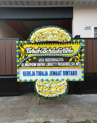 Papan Bunga Duka di Tangkan